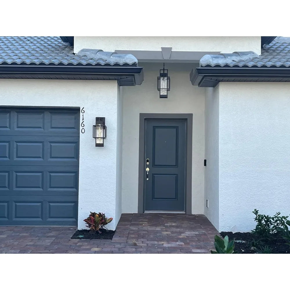 High quality -Modern Outdoor Light Fixtures Dusk to Dawn Outdoor Lighting 2 Pack,15" Exterior Wall Sconce Waterproof Porch Light