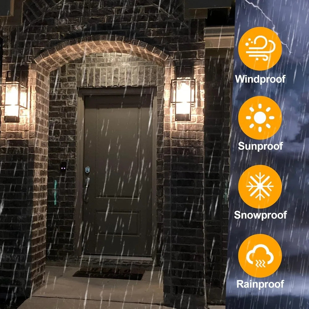 High quality -Modern Outdoor Light Fixtures Dusk to Dawn Outdoor Lighting 2 Pack,15" Exterior Wall Sconce Waterproof Porch Light