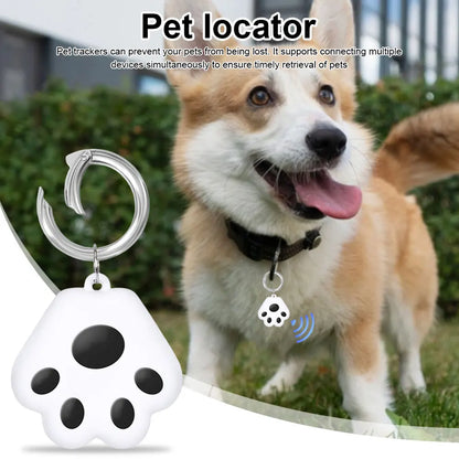 Mini GPS Tracker Pet Locator Mini Tracker for Cats/Dogs (Black 2pcs for Android)