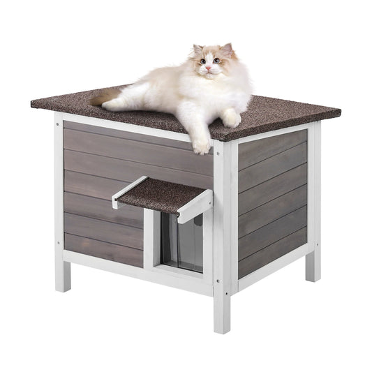 Outdoor Weatherproof Cat House,