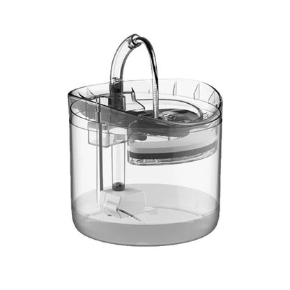 1.8L Smart Pet Water Fountain with Faucet, Filter, LED Indicator, Adjustable Flow, Leak-Proof, Quiet, Energy-Efficient, Easy Clean