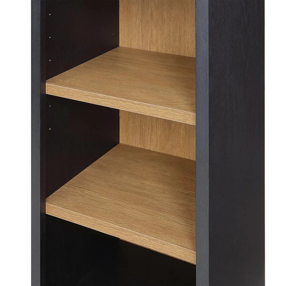 Juliet Narrow Arch Bookcase, Black Finish